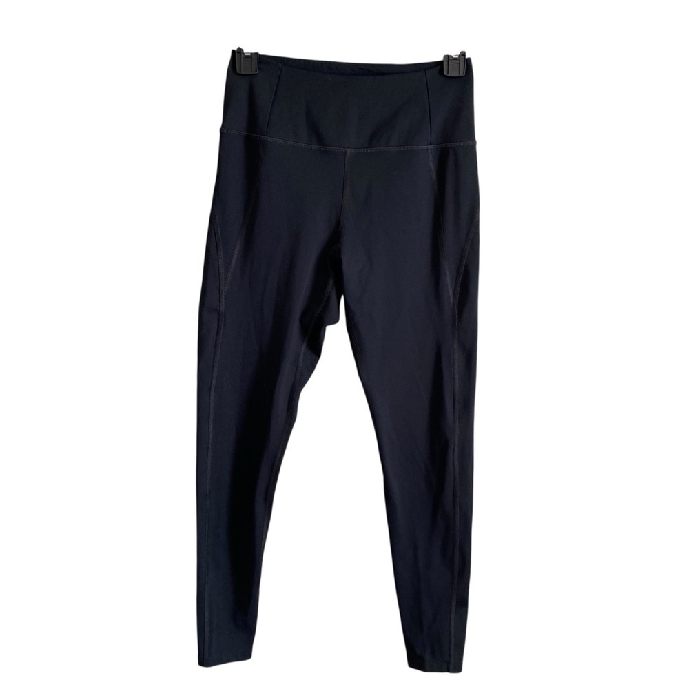 Girlfriend Collective Black Mid Rise Compressive Leggings Size Medium